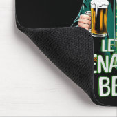 Lass The Shenanigans Begin Funny Trump St Patrick Mousepad (Ecke)