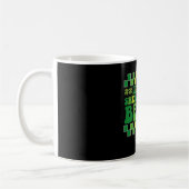Lass The Shenanigans Begin Irish Groovy Retro Kaffeetasse (Links)