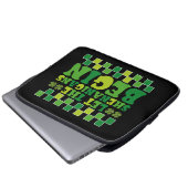 Lass The Shenanigans Begin Irish Groovy Retro Laptopschutzhülle (Vorne Knopf)