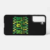 Lass The Shenanigans Begin Irish Groovy Retro Samsung Galaxy Hülle (Rückseite (Horizontal))