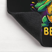 Lass The Shenanigans Begin Mardi Gras Dinosaur T-r Mousepad (Ecke)