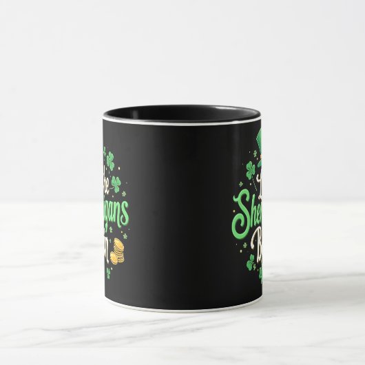 Lass The Shenanigans Begin St. Patrick's Day Funny Tasse (Zentrum)
