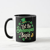 Lass The Shenanigans Begin St. Patrick's Day Funny Tasse (Links)