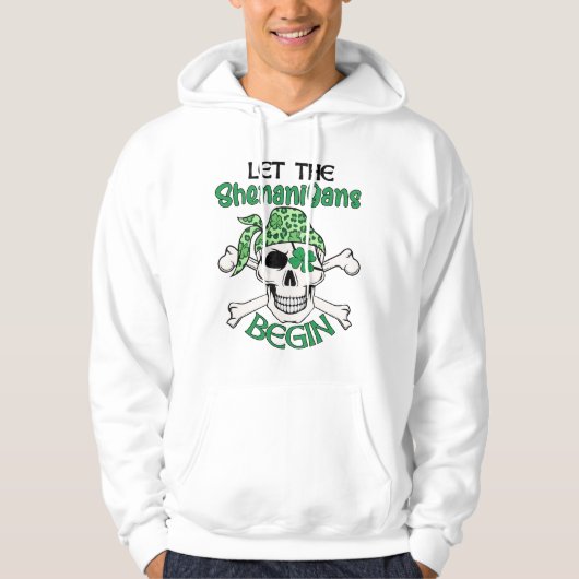 Lass The Shenanigans Begin St. Patrick's Day Hoodie (Vorderseite)