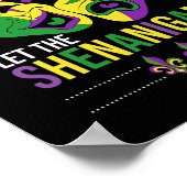 Lass The Shenanigans Beginnende Karnevalsparade Poster (Ecke)