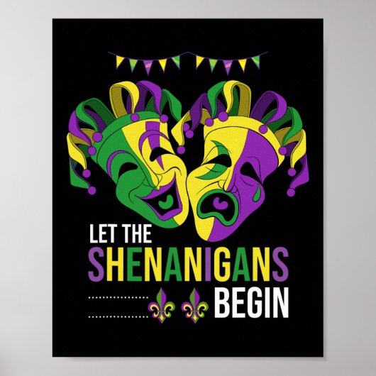 Lass The Shenanigans Beginnende Karnevalsparade Poster (Vorne)
