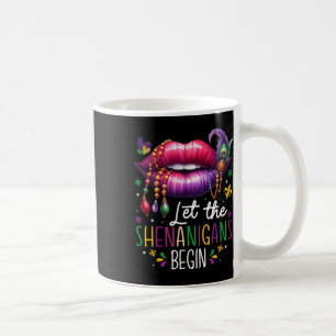 Lass The Shenanigans Frische Pasta machen Mardi Gr Kaffeetasse