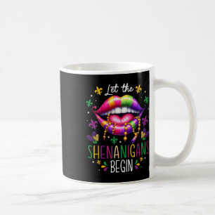 Lass The Shenanigans Frische Pasta machen Mardi Gr Kaffeetasse