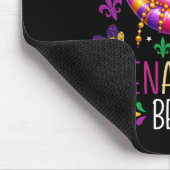 Lass The Shenanigans Frische Pasta machen Mardi Gr Mousepad (Ecke)