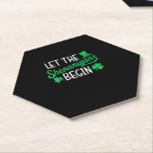 Lass The Shenanigans Funny Kleeblatts St Patri Untersetzer (angewinkelt)