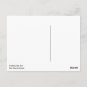 LASS THEM SERVE trans* Service-Mitglieder Protestk Postkarte (Rückseite)