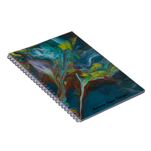 Lass There Be Light Designer Spiral Notebook Notizblock (Rechte Seite)