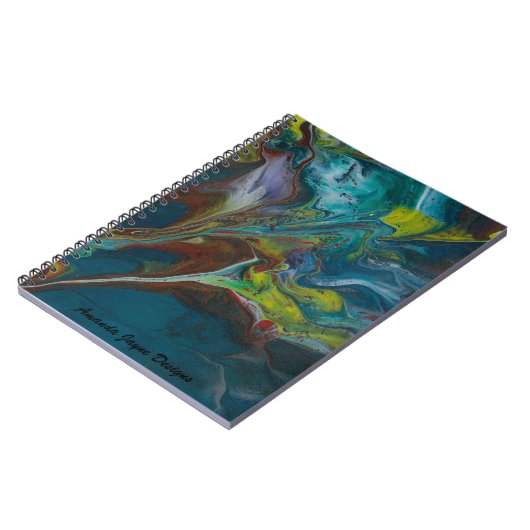 Lass There Be Light Designer Spiral Notebook Notizblock (Linke Seite)