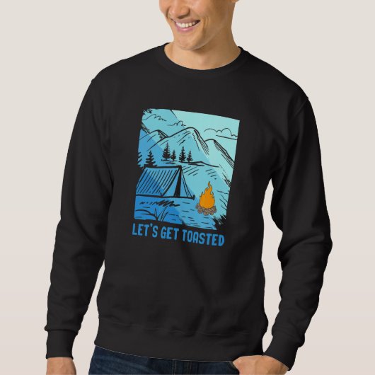 Lass Toasted Campfire Abenteuer Campi Sweatshirt (Vorderseite)