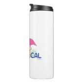 Lass-Tropical-Pink-Flamingo Summer Thermosbecher (Nach rechts gedreht)