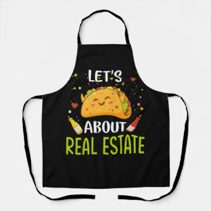 Lass über Real Anwesen Taco Bout Tacos Mexican Foo Schürze