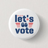 Lass uns abstimmen button (Vorderseite)