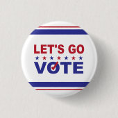 Lass uns abstimmen button (Vorderseite)