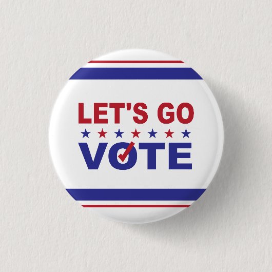 Lass uns abstimmen button (Vorderseite)