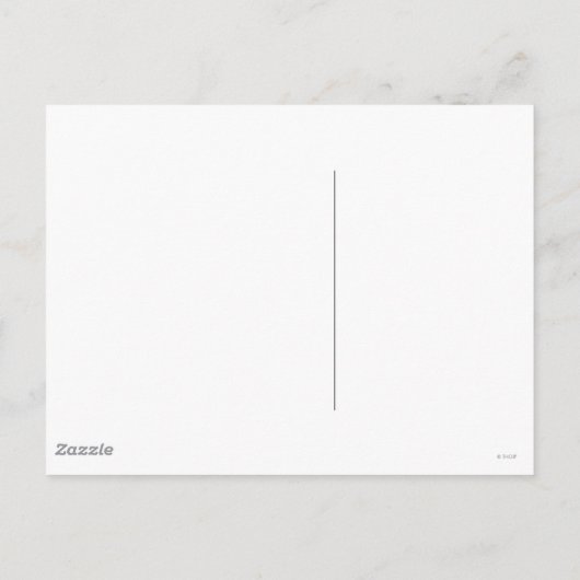 Lass uns abstimmen! postkarte (Rückseite)