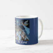Lass uns Adore Ihm! Christus der Herr, Geburt Kaffeetasse (VorderseiteRechts)