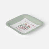 Lass uns Adore Ihm Weihnachten Pappteller (Gewinkelt)