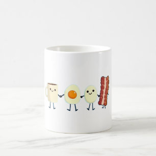 Lass uns alle zum Frühstück gehen Kaffeetasse