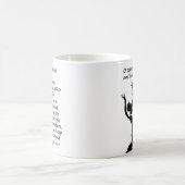 lass uns anbeten und knien kaffeetasse (Mittel)