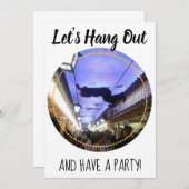 Lass uns ausgehen einladung (Vorne/Hinten)