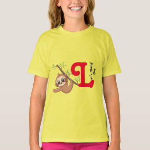 Lass uns ausgehen Niedlich Hanging Sloth Funny T T-Shirt