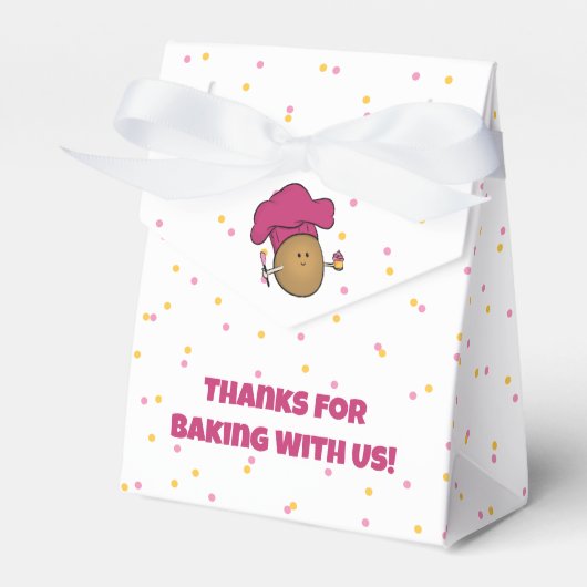 Lass uns backen! Kid backt Party Geschenkschachtel (Vorderseite)