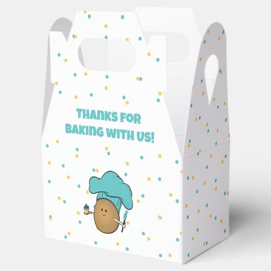 Lass uns backen! Kid backt Party Geschenkschachtel (Geöffnet)