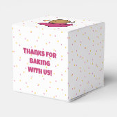 Lass uns backen! Kid backt Party Geschenkschachtel (Rückseite)