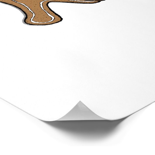 LASS UNS BAKED -.pnng Poster (Ecke)