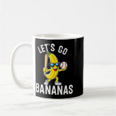 Lass uns Banane langärmlig gehen Kaffeetasse (Links)