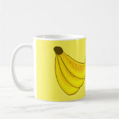 Lass uns Bananen gehen! Bananenbrot. Dein Name. Kaffeetasse (Links)