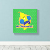 Lass uns Bananen gehen! Leinwanddruck (Insitu (Holzboden))