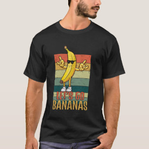 Lass uns Bananen Rocker Gelbe Banane Meme Funny B T-Shirt