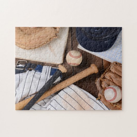 Lass uns Baseball spielen Puzzle (Horizontal)