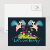 Lass uns Beezy bekommen! Postkarte (Vorne/Hinten)