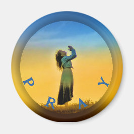 Lass uns beten, um das Leben zu verbessern Magnet