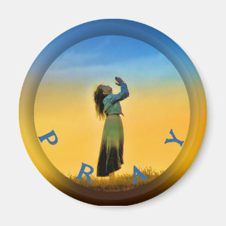 Lass uns beten, um das Leben zu verbessern Magnet