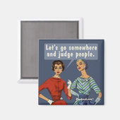 Lass uns beurteilen magnet (Vorderseite/Rückseite)