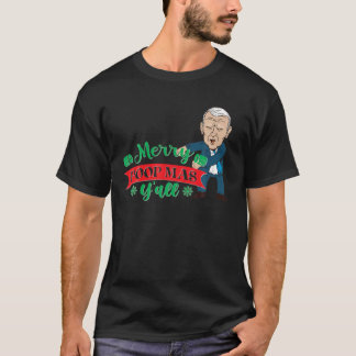 Lass uns Biden Funny Poopy Joe Poopmas Weihnachten T-Shirt