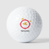 Lass uns Birdie Jagd gehen! Birdie Jagd Golf Ball! Golfball (Vorderseite)