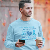 Lass uns Blauer dieses November Diabetes-Bewusstse Sweatshirt