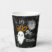 Lass uns BOOgie Disco Halloween Pappbecher (Vorderseite)