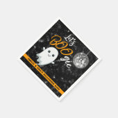 Lass uns BOOgie Disco Halloween Serviette (Ecke)