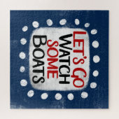 Lass uns Boote im Jigsaw Puzzle beobachten (Horizontal)