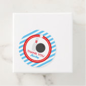 Lass uns Bowling Birthday Baby Shower gehen Geschenkanhänger (Beispiel)